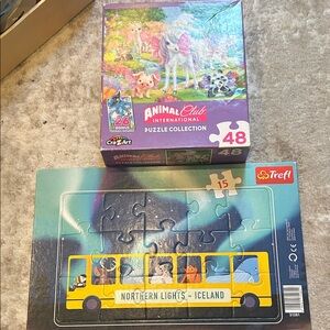 Animal Club and Trefl Puzzle Set